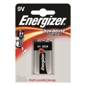 Energizer PP3 Alkaline 9V Battery - Pack of 1 - 6LR61 / MN1604 9V