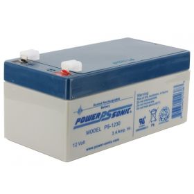 Powersonic PS1230 3.4Ah 12V Sealed Lead Acid Battery (SLA)