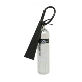 Firechief PXC5 5KG CO2 Polished Stainless Steel Fire Extinguisher