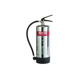 Firechief PXW6 6Ltr Water Polished Stainless Steel Fire Extinguisher