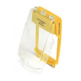 Vimpex Sigma Smart Guard Protective Break Glass Cover - Flush Mounted - Yellow - SG-F-Y