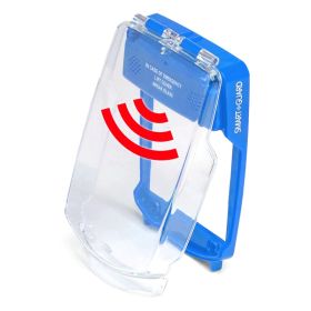 Sigma Smart+Guard Flush Call Point Cover With Sounder - Blue - SG-FS-B