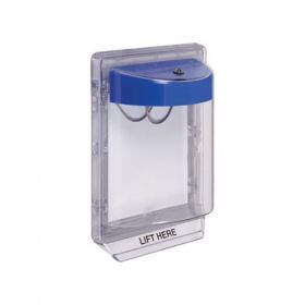 STI-1100-B Manual Call Point Stopper II Flush Mounted (With Integral Sounder) - Blue