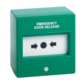 STP-KGG300SG Emergency Door Release Triple Pole Break Glass Unit - Green