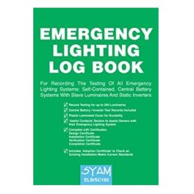 Fire Safety Log Book Twin Pack - Includes Fire Alarm & Emergency Lighting Log Books
