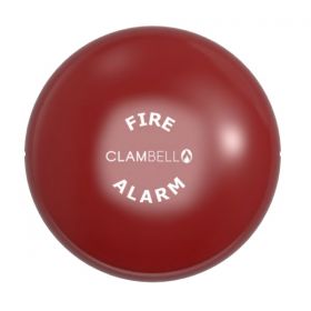Vimpex ClamBell 24 V 6" Fire Alarm Bell - Shallow Base - Red EN54-3 - CBE6-RS-024-EN
