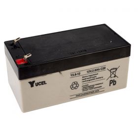 Yuasa Yucel Y2.8-12 Battery - 2.8Ah 12V Sealed Lead Acid Battery