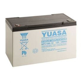 Yuasa NPC100-12I Cyclic Battery - 100Ah 12V