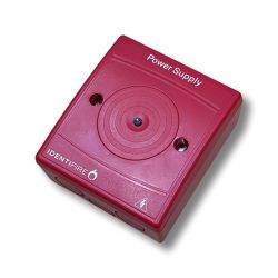 Vimpex Identifire Single Gang 12 / 24V Power Supply Unit - Red - Surface Mounted - 10-3010RSG-S