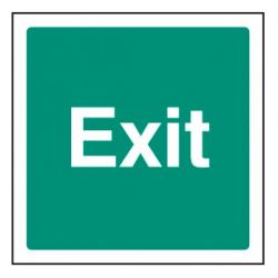 Exit Sign - Self-Adhesive Vinyl - 200 x 200mm - 22122F