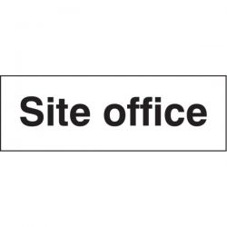 Site Office Sign - 300 x 100mm - Self-Adhesive Vinyl - 26408G