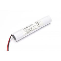 Yuasa 3DH4-0L4 3 Cell Emergency Light Battery Pack 3.6V 4Ah D Size - Inline - Nickel Cadmium