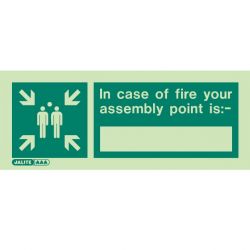 Jalite 4248N Assembly Point Location Sign - Photoluminescent