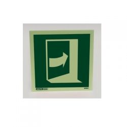 Jalite 4266C Door Opens By Pushing On The Right Hand Side Sign - 150 x 150mm