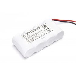 Yuasa 4DH4-0L3 4 Cell Emergency Lighting Battery Pack 4.8V 4Ah D Size - Side By Side - Nickel Cadmium
