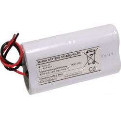 Yuasa 4DH4-5L5 4.8V 4500mAh Ni-Cad Battery With Leads