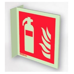 Jalite 6422FS20 Wall Mounted Double Sided Fire Extinguisher Sign