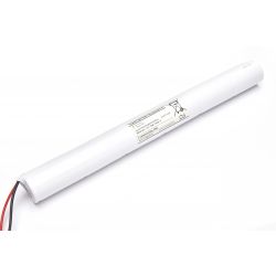 6 Cell Emergency Light Battery Pack 7.2V 4Ah D Size - Inline - 6DH4-0L4