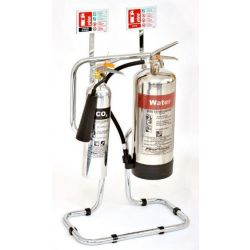 Chrome Fire Extinguishers & Stand Package - Water Version - 81/03601
