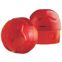 Vimpex FlashDome Beacon - Red - Shallow Base - 8582100