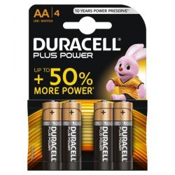 Duracell AA Alkaline Battery - Pack of 4 - MN1500 LR6 1.5V