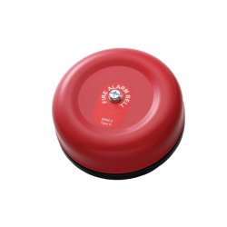 Cranford Controls VBL-24AP EN54-3 Fire Alarm Bell - 24V - Red DC Red