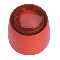 C-Tec BF333CADR Wall Mounted Sounder Beacon - Red Body Red Lens