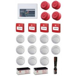 C-Tec 8 Zone Fire Alarm System Contractor Kit