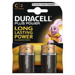 Duracell Size C Alkaline Battery - Pack of 2 - MN1400 LR14 1.5V