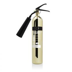 Commander Contempo 2Kg CO2 Fire Extinguisher - Polished Gold - COEX2PG
