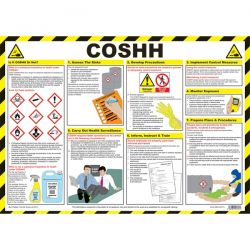 COSHH Poster - A2 Laminated - 81/03282