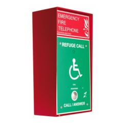 Cameo Systems CRT/GRS/R Combined Surface Mount Disabled Refuge & Fire Telephone - Radial Wired