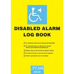 Disabled Toilet Alarm Log Book - SYAM DIS/LB1