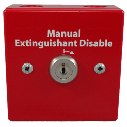 Kentec K1832-40 Elite Extinguishant Disablement Switch Unit - Grey - Surface