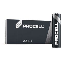 Duracell / Procell Industrial AAA Alkaline Battery - Pack of 10 - ID2400 LR03 1.5V