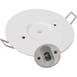 Channel Safety E/AZELIO/R/COA/ST Azelio 3W Non-Maintained Recessed LED Downlight Emergency Light Fitting