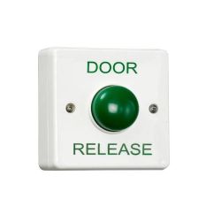 RGL EBGB01P/PTE/W Green Domed Press To Exit Button - Supplied With Back Box