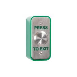 RGL EBSS/AP/PTE Architrave Stainless Steel Surface Press To Exit Button