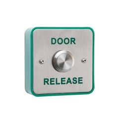 RGL EBSS02/DR Stainless Steel Door Release Button - Supplied With Surface Backbox