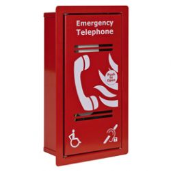 Honeywell EVCS-HSP Disabled Refuge Intercom Outstation Type A Red (Surface Mount)