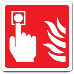 Fire Alarm Call Point Location Label - Self-Adhesive - FACP-SA-01