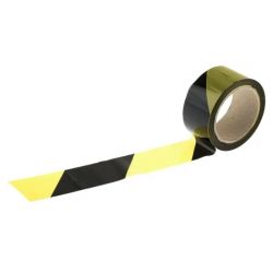 Jalite Adhesive Floor Marking Tape - Black & Yellow - 33m x 50mm - FT-BK-YW