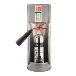 FMC FMCUNI1G Universal Single Fire Extinguisher Stand - Grey