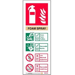 Foam Fire Extinguisher ID Sign - Rigid PVC - 50123R