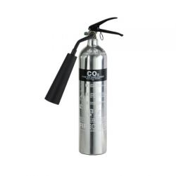 Firechief 1818 Polished Chrome 2Kg Carbon Dioxide Fire Extinguisher - FPC2/CH