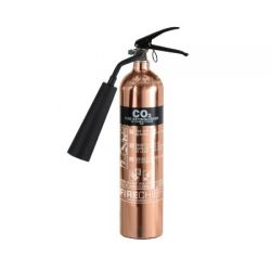 Firechief 1818 Polished Copper 2Kg Carbon Dioxide Fire Extinguisher - FPC2/CO