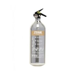 Firechief 1818 Polished Chrome 2 Litre Foam Fire Extinguisher - FPF2/CH