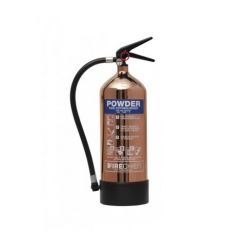 Firechief 1818 Polished Copper 6Kg Powder Fire Extinguisher - FPP6/CO