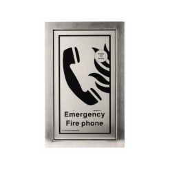 Cameo Systems FTO/SFL Type A Flush Mounted Fire Telephone Outstation - Stainless Steel - Loop Wired