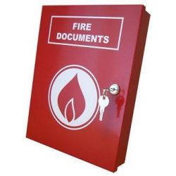 Elmdene Fire Document Box - Red - A4-DOC-BOX-R-FIRE
